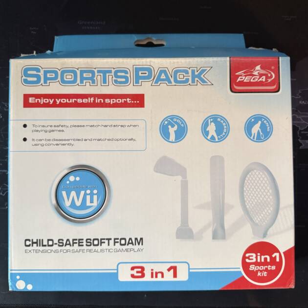 ACCESORIOS WII MOTE 3 in 1