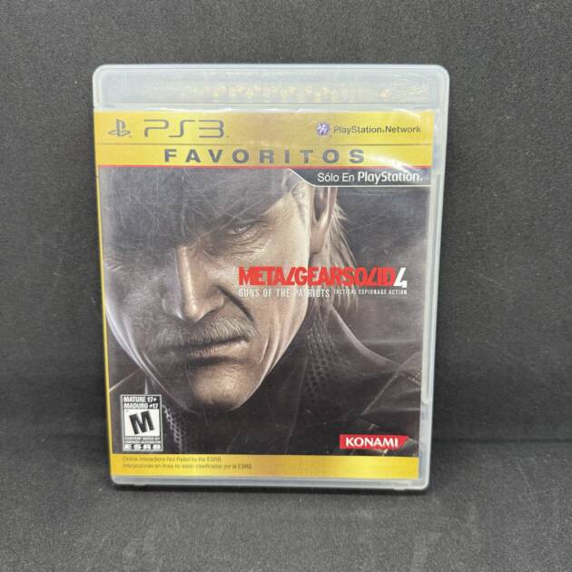 PS3 METAL GEAR SOLID 4